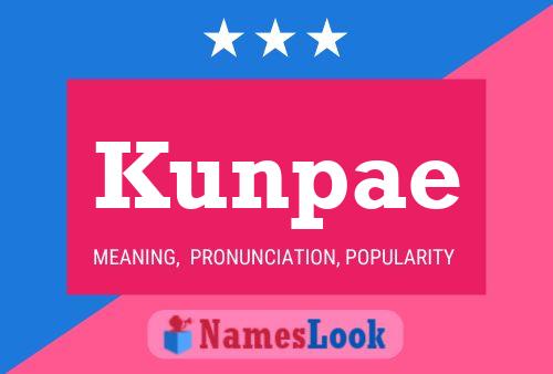 Kunpae Name Poster