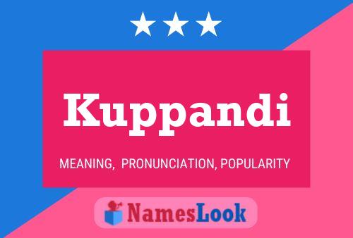 Kuppandi Name Poster