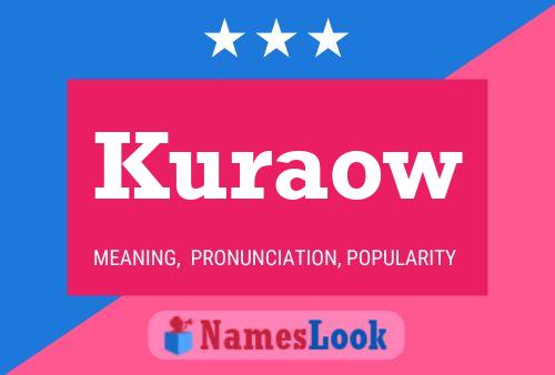 Kuraow Name Poster