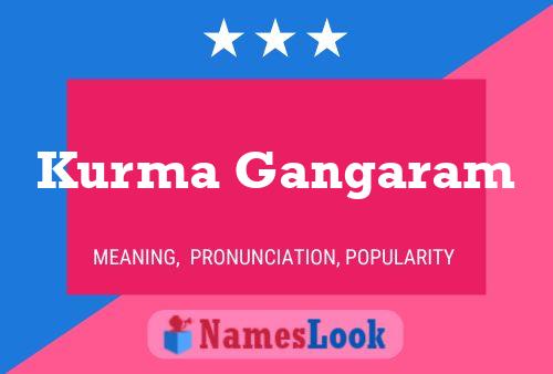 Kurma Gangaram Name Poster