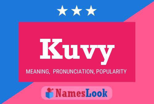 Kuvy Name Poster