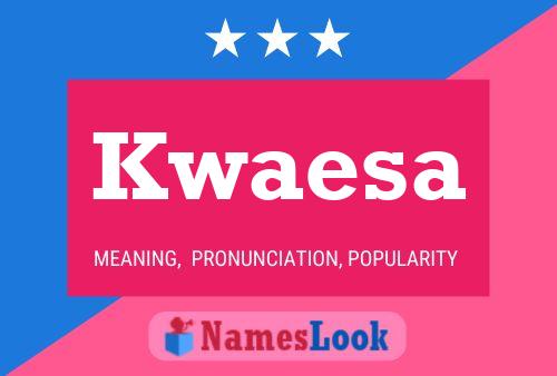 Kwaesa Name Poster