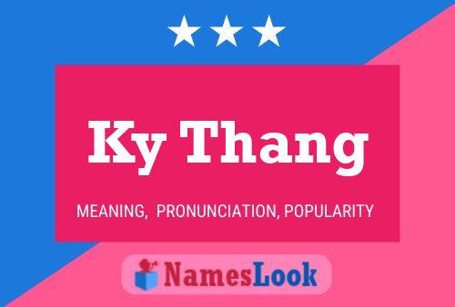 Ky Thang Name Poster