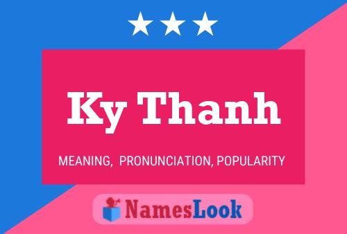 Ky Thanh Name Poster