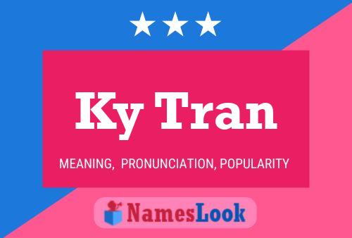 Ky Tran Name Poster