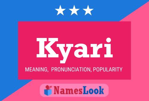 Kyari Name Poster