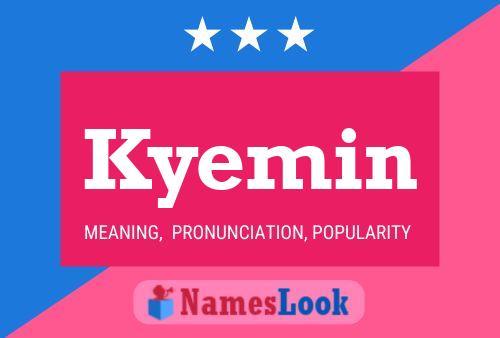 Kyemin Name Poster