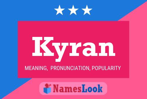 Kyran Name Poster