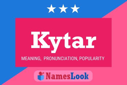 Kytar Name Poster