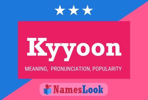 Kyyoon Name Poster