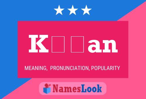 Kənan Name Poster