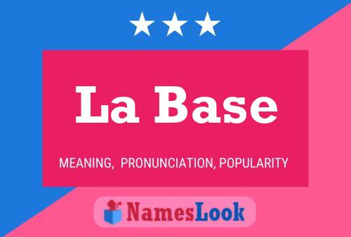 La Base Name Poster