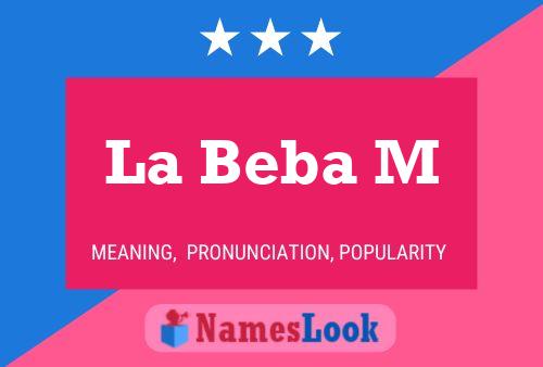 La Beba M Name Poster