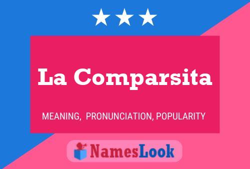 La Comparsita Name Poster