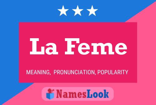 La Feme Name Poster