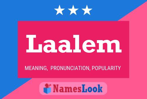 Laalem Name Poster