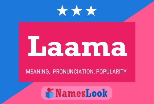 Laama Name Poster