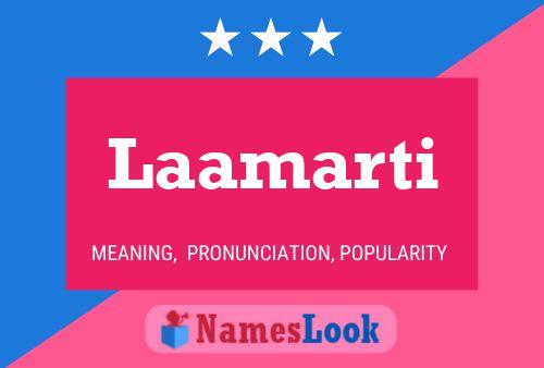 Laamarti Name Poster