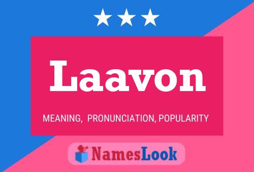 Laavon Name Poster