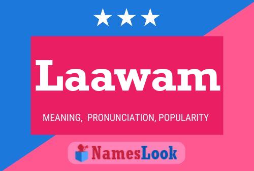 Laawam Name Poster