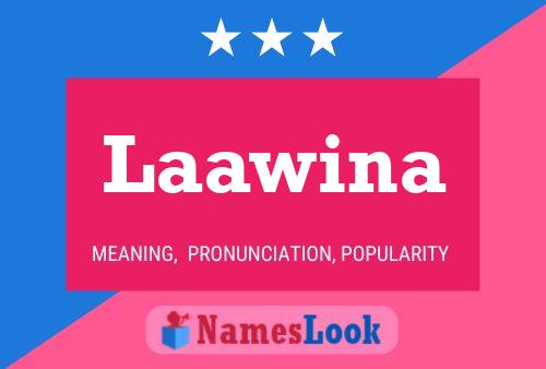 Laawina Name Poster