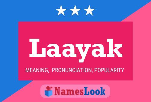 Laayak Name Poster