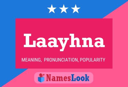 Laayhna Name Poster