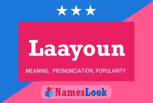 Laayoun Name Poster