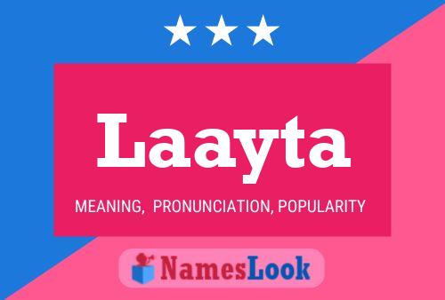 Laayta Name Poster