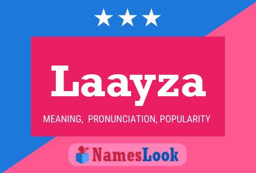 Laayza Name Poster