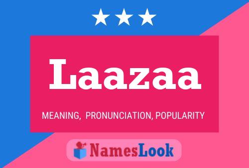 Laazaa Name Poster