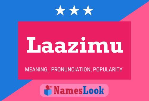 Laazimu Name Poster