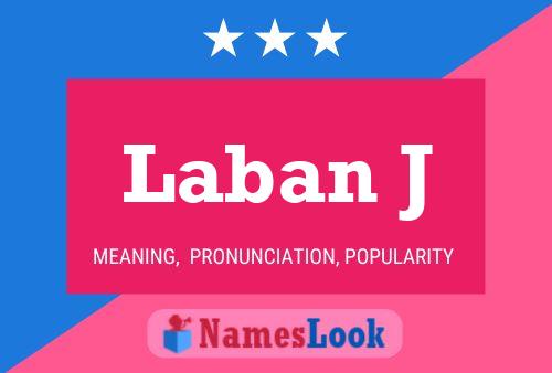 Laban J Name Poster