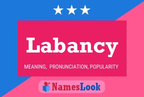 Labancy Name Poster