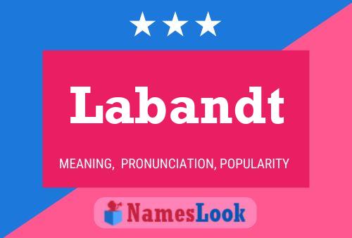 Labandt Name Poster