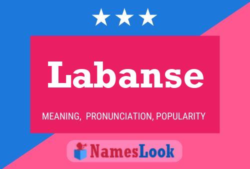 Labanse Name Poster