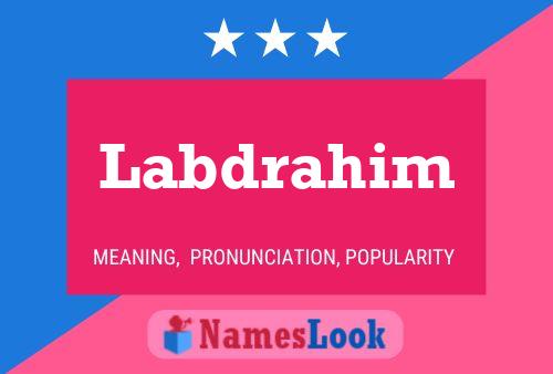 Labdrahim Name Poster