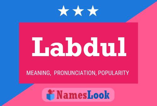 Labdul Name Poster