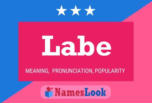 Labe Name Poster