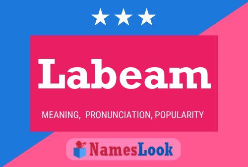 Labeam Name Poster