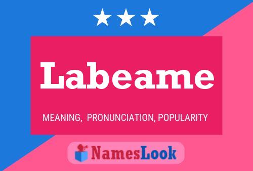 Labeame Name Poster