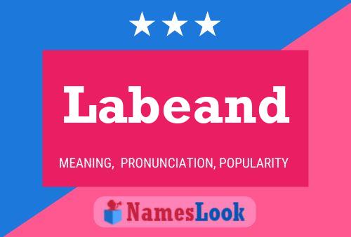 Labeand Name Poster