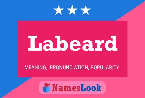 Labeard Name Poster