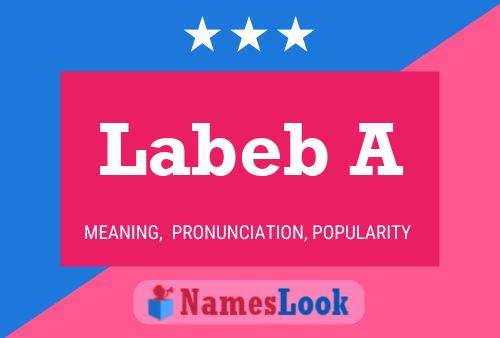 Labeb A Name Poster