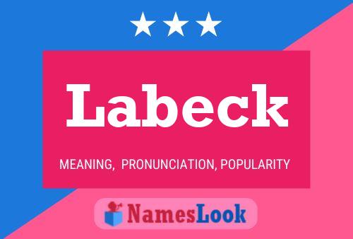 Labeck Name Poster