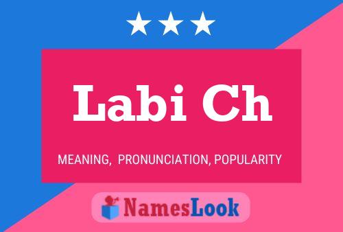 Labi Ch Name Poster