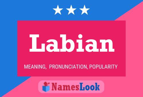 Labian Name Poster