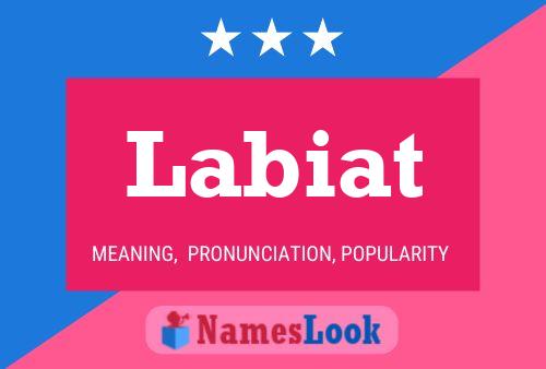 Labiat Name Poster