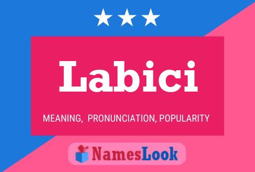 Labici Name Poster