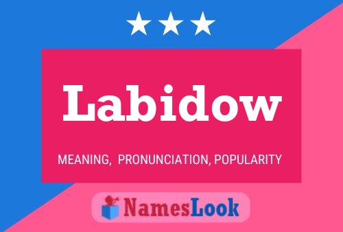 Labidow Name Poster